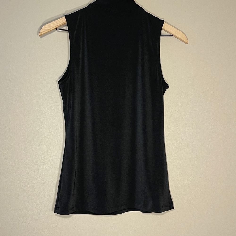 The Limited Black Lavalliere Bow Sleeveless Blouse Size XS - Picture 2 of 6